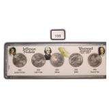 Westward Journey Jefferson Nickel Display