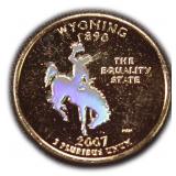 Enhanced Wyoming Quarter