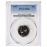 1959 Jefferson Nickel PCGS Proof-66