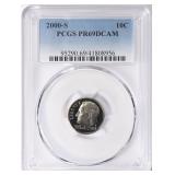 2000-S Roosevelt Dime PCGS Proof-69 DCAM