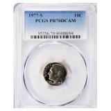 1977-S Roosevelt Dime PCGS Proof-70 DCAM