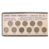 WW II SILVER Jefferson Nickels, $47.30