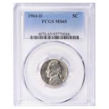 1964-D Jefferson Nickel PCGS MS-65