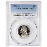 1996-S Jefferson Nickel PCGS Proof-69 DCAM