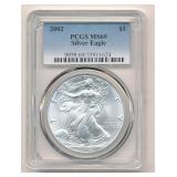 2002 Silver Eagle PCGS Graded MS69