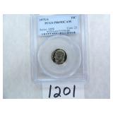 TEN (10) 1975-S Roosevelt Dime PCGS Graded PR69 DC