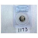 TEN (10)1998-S Five Cents PCGS Graded PR69 DC