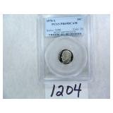 1978-S Roosevelt Dime PCGS Graded PR69 DC