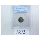 (8) 1990-S Roosevelt Dime PCGS Graded PR69 DC