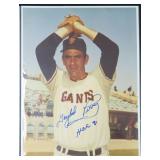 Gaylord Perry Signed 8'x10' inscribed HOF 91