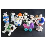 Vintage Disney 101 Dalmations, 3' Dogs