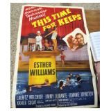 Original 1947 "This Time For Keeps" Movie Poster