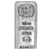 TEN oz .9999 Fine Silver Bar