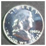 1963 Silver Proof Franklin Half Dollar, $23 Melt