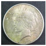 1922-D Silver Peace Dollar, $49.19 Melt Value