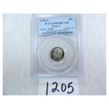 1979-S Roosevelt Dime TYPE 1 PCGS Graded PR69 DC
