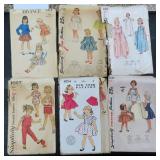 SIX (6) Vintage Clothing Patterns, Estate Find