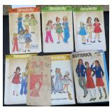 SIX (6) Vintage Clothing Patterns, Estate Find