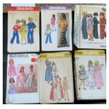 SIX (6) Vintage Clothing Patterns, Estate Find