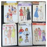 SIX (6) Vintage Clothing Patterns, Estate Find
