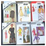 SIX (6) Vintage Clothing Patterns, Estate Find