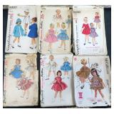 SIX (6) Vintage Clothing Patterns, Estate Find