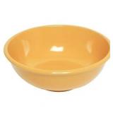 SIX (6) 32 oz Melamine Salad Bowl, Yellow