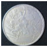 SILVER 1910 MEXICO 1 Peso Caballito Coin