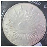 SILVER 1882 Mexico 8 Reales