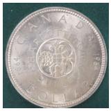 80% Silver 1964 Canada Dollar Coin