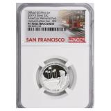 SILVER 2019-S American Memorial Park NGC PR70UC