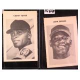 TWO (2) 1969 Milton Bradley Baseball Game Cards