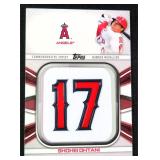 Topps 2022 Shohei Ohtani Jersey Number Medallion