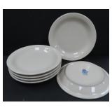 NO SHIP: SIX (6) 6.25' Syscoware China Small Plate