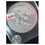 Five Troy Ounce .999 Fine Silver ATB Quarter
