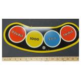 MARX Tin Litho Target Vintage Panel