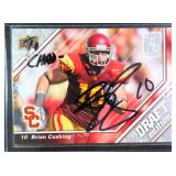 Brian Cushing Signed USC Card (inscribed to Chad)