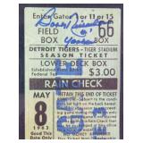 Bobby Richardson (Yanks) Signed May 8th 1963