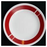 SIX (6) Corelle 10.25' Dinner Plate Urban Red
