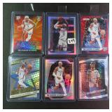 SIX (6) SGA Basketball Cards, Thunder