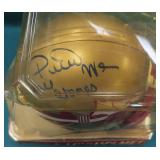 Peter Warrick Signed Mini Football Helmet with TRI