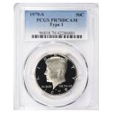 1979-S Kennedy Half Type 1 PCGS Proof-70 DCAM