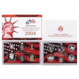 2004 U.S. Mint Silver Proof Set, $83.60 Melt Value