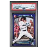POP 1/1 P.J. Morlando Paper Prospects Purple PSA 8