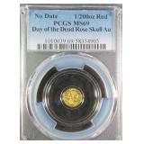 1/200 Troy Ounce .999 Fine Gold Round PCGS MS69