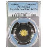 1/200 Troy Ounce .999 Fine Gold Round PCGS MS69