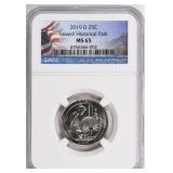 2019-D ATB Quarter Lowell National Park NGC MS-65
