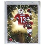 #38/50  Emanate KURT WARNER Signed Display