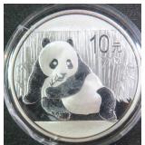 2015 China 1 oz .999 Silver Panda 10 Yuan