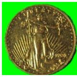 .8 Gram 22K Gold Mini St. Gaudens Coins